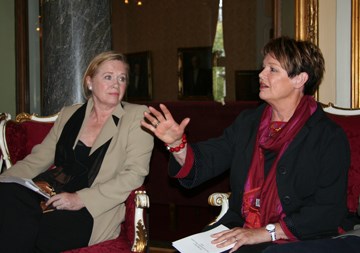 Head of the jury Liv Ullmann and member of the jury Ghita Nørby / Photo: Ministry of Culture and Church Affairs