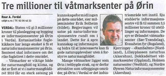 Fylkesnytt: Avisutklipp