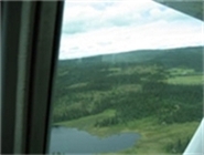 Fra skogbannovervåking med Valdres flyklubb. Foto: FM i Oppland