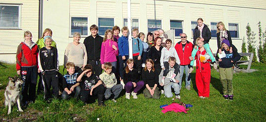 Deltakere på sjøbrukskurs