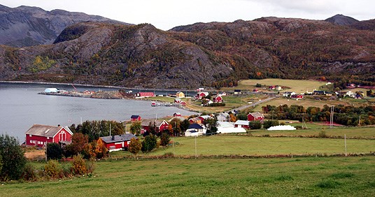 Fjordlandbruk, Nyvoll i Alta. Foto: Helge Molvig.