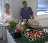 Økologisk frukt og grønt. Foto: FM i Oppland