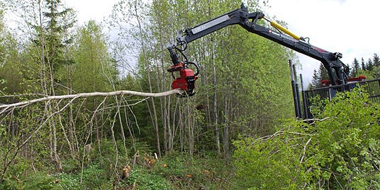 Landbruk: Skogsmaskin. Foto: Jon Sigurd Leine, FMLA Oppland
