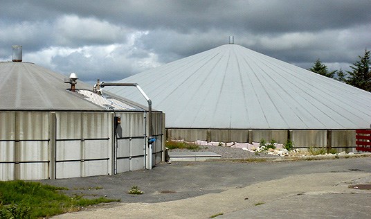 Biogass Åna fengsel. Foto: Geir Skadberg