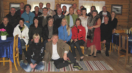 Deltakarane samla på Borlaug Bygdetun. Foto: Roar W. Vangsnes