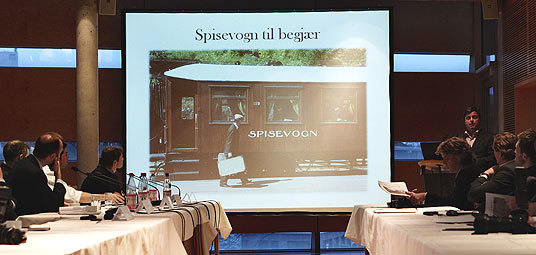 Fra pressekonferansen Norges ambassade Berlin, Grüne Woche 2011