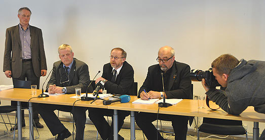 Jordbruksoppgjøret: Fra pressekonferansen