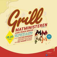Plakat - Grill matministeren