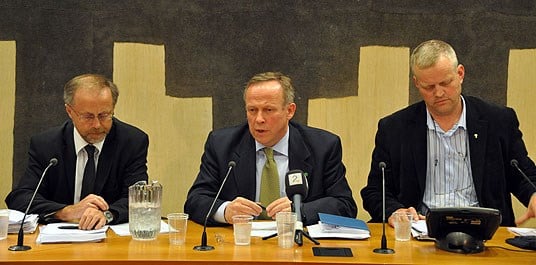 Leif Forsell, Lars Peder Brekk og Nils T. Bjørke