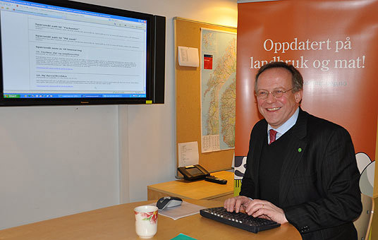 Dyrevelferd: Landbruks- og matminister Lars Peder Brekk.