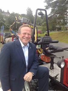 Lars Peder Brekk på Agrisjå 2008. Foto: LMD