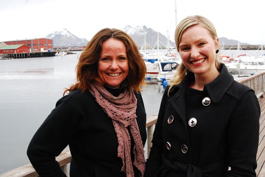 Både statssekretær Heidi Sørensen og stortingsrepresentant Inga Marte Thorkildsen innledet på Kystklimaseminaret i Lofoten. Foto: Miljøverndepartementet.