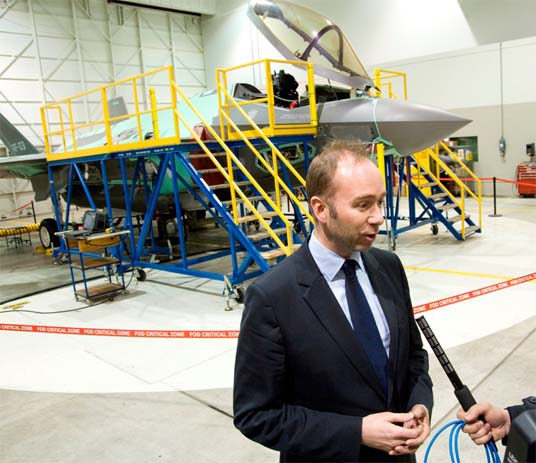 Giske besøker Lockheed Martin (Foto: Lockheed Martin)