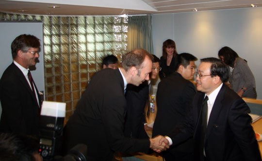 Meeting the Deputy Prime Minster Hai