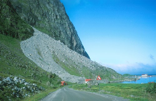 Steinskred, foto: Norges geologiske undersøkelse
