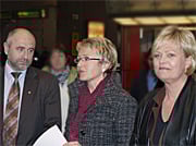 Statsrådene Dag Terje Andersen, Liv Signe Navarsete og Kristin Halvorsen