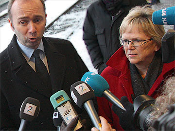 Trond Giske og Magnhild Meltveit Kleppa. Foto: NHD