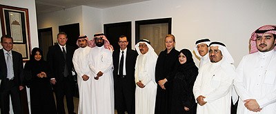 Møte med National Society for Human Rights, en godkjent menneskerettighetsorganisasjon i Saudi-Arabia. Foto: Bjørn Svenungsen, UD