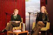 Redaktør i Ny Tid, Martine Aurdal og professor i statsvitenskap, Janne Haaland Matlary (Foto: Marta B. Haga, UD)