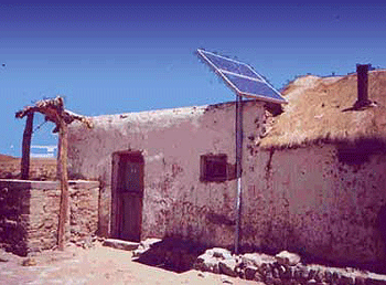 Solcellepanel i Brasil får norsk støtte. Foto: Reeep