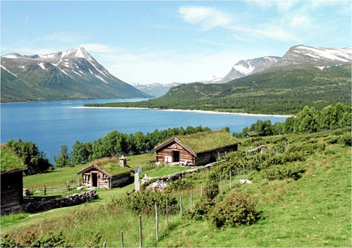 Kulturlandskap i Gjelvilvassdalen, som ligger i randsonen til landskapsvernområdet i Trollheimen i Sør-Trøndelag. Foto: Marianne Gjørv.