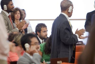 Arvinn Eikeland Gadgil på FNs krisemøte om sultkatastrofen