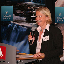 Ekspedisjonssjef Elisabeth Roderburg. Foto: de Brisis, UD