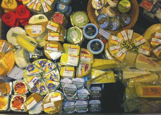 Norske lokale oster.