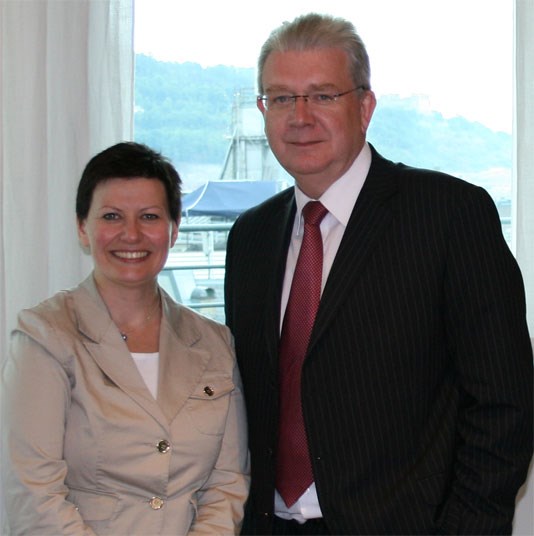 Fiskeri- og kystminister Helga Pedersen møtte i dag den skotske ministeren Michael Russell