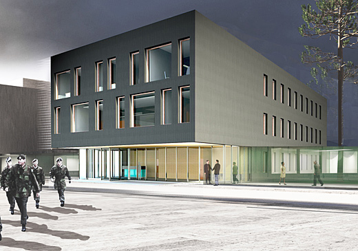 Hærledelsens nye bygg. Ill: Dyrvik Arkitekter AS