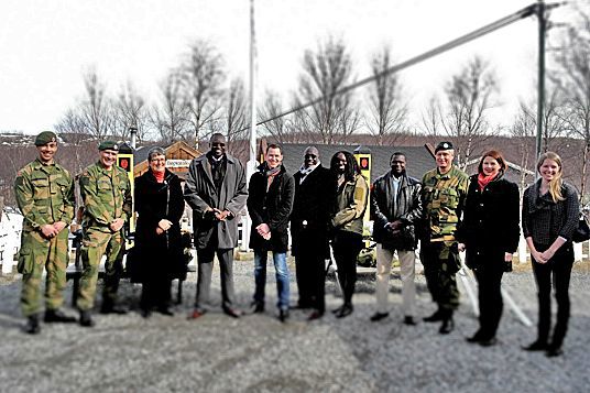 Besøk på Elvenes grensestasjon