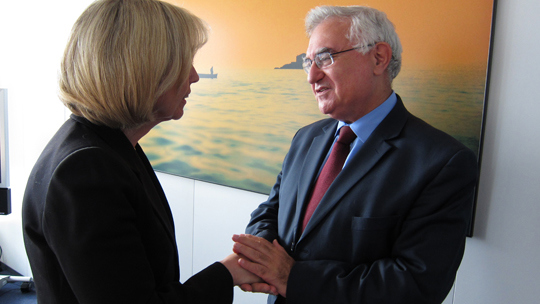 Anne-Grete Strøm-Erichsen og John M. Dalli