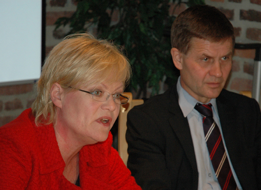 Kunnskapsminister Kristin Halvorsen og miljø- og utviklingsminister Erik Solheim.