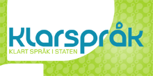 Logoen til Klarspråk-prosjektet