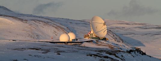 Observatoriet på Ny-Ålesund. Foto: Bjørn-Owe Holmberg