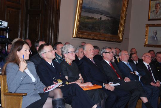 HM Kong Harald var blant tilhørerne.