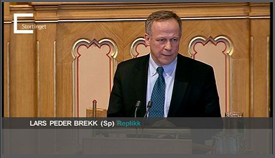 Landbruks- og matminister Lars Peder Brekk