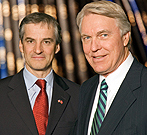 Støre og Gandrud  - Foto: Paula Keller, Minneapolis