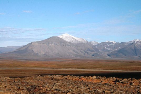 Nedre Reindalen, Svalbard. Foto: Morten Wedege