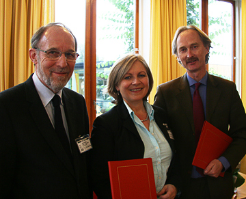 Sven Oppegård, Mellomkirkelig Råd - Anne Kristin Sydnes, Kirkens Nødhjelp - Geir O. Pedersen, Utenriksdepartementet. Foto: MBH/ud
