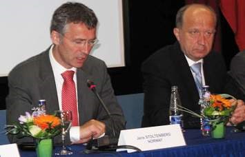 Bilde: Statsminister Jens Stoltenberg og Litauens statsminister Andrius Kubilius