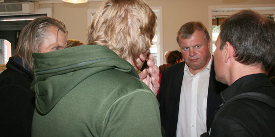 Bjarne Håkon Hanssen hos Kirkens bymisjon
