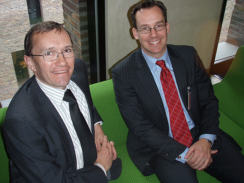 Statssekretærene Espen Barth Eide og Håkan Jevrell