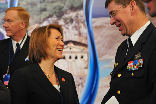 Grete Faremo og Supreme Allied Commander Transformation, Stephane Abrial.