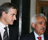 Støre og utenriksminister Spanta i Kabul 11.11.09. Foto Utenriksdepartementet