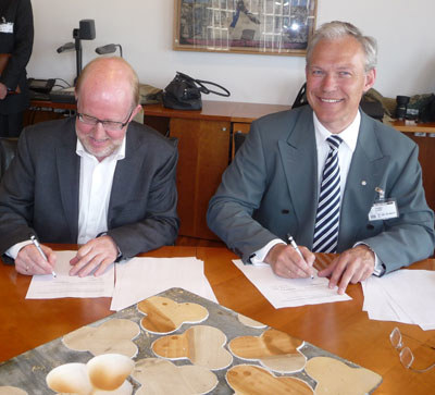 Eivind Dale, KRD,  og Sverre Thornes, KLP